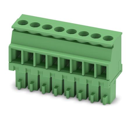 1863217 Phoenix Contact, 3.5mm Pitch, MCVR 1.5/ 8-ST-3.5, 8 Way, , Pluggable Terminal Block, Plug, Cable Mount, Screw