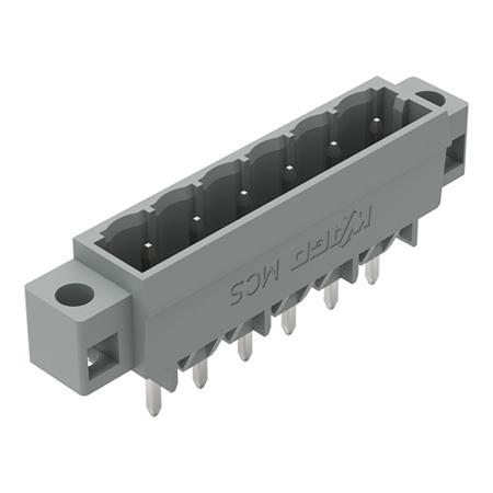 231-136/040-000 WAGO 231 Series Straight PCB PCB Header, 6 Contact(s), 5 mm Pitch, 1 Row, Shrouded