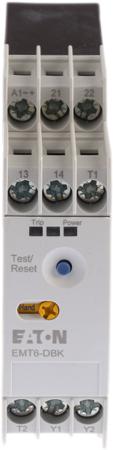 066168 EMT6-DBK Eaton Overload Relay 1NO + 1NC, 3 A Contact Rating, 2 W, 24 → 240 V ac/dc, EMT