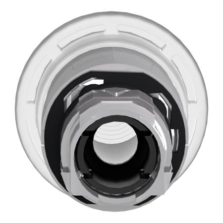 ZB4BW613 Schneider Electric Harmony XB4 Series, White Push Button Head, Latching, 22mm Cutout