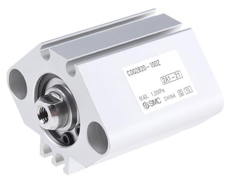 CDQ2B20-10DZ SMC Pneumatic Compact Cylinder - 20 mm Bore, 10 mm CDQ2 Series, Double Acting Acting