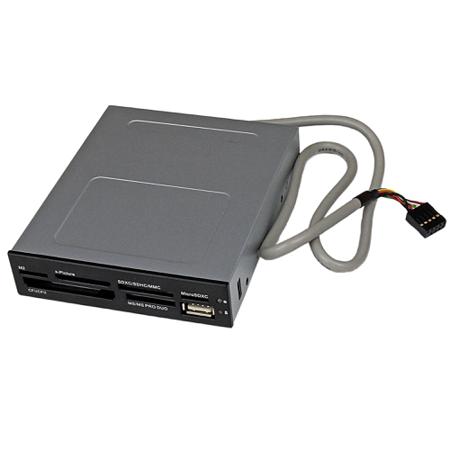 35FCREADBK3 Startech 7 port USB 2.0 Internal Memory Card Reader for Compact Flash Type I, HC-MMC, HS-MMC, HS-MS, Memory Stick Duo,