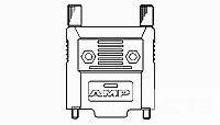 176221-2 TE Connectivity AMPLIMITTE Series D Sub Backshell
