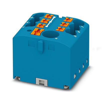 1221452 Phoenix Contact Distribution Block, 6 Way, 2.5mm², 22.5A, 440 V, Blue