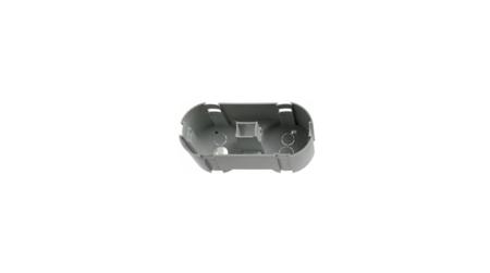 91912 Berker INTEGRO Grey Back Box, Flush Mount Mount, 2 Gangs