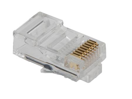 MHRJ458P8CR MH Connectors MHRJ Series Male RJ45 Connector, Cable Mount, Cat5e, UTP Shield Straight 8P8C -Way