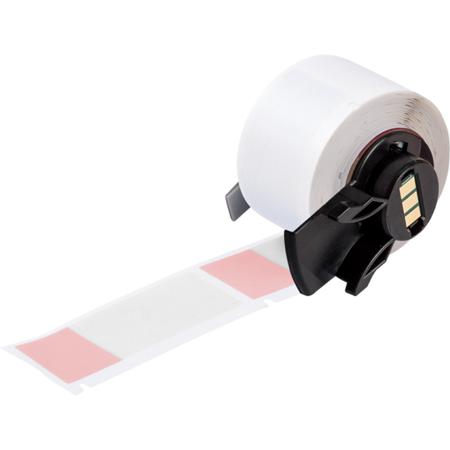 M6-21-427-RD Brady B-427 Red, Transparent Label, 25.40mm Width, 19.05mm Height, 100 Qty