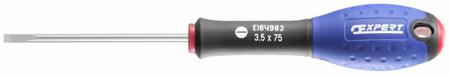E160101 Expert by Facom Slotted Parallel  Screwdriver, 5/64 in Tip, 50 mm Blade, 205 mm Overall