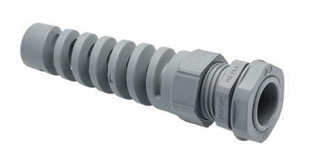 53015630-53019030 Lapp PG13.5 Grey Polyamide, IP68 Cable Gland With Locknut