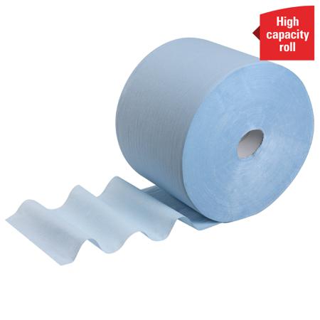 7200 WYPALL WypAll L10 General Clean  Wiper Roll Blue Paper Towel, 380 x 235mm, 1000 Sheets