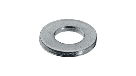 RND-610-00634 Passivated, Zinc Plated Zinc Plated Steel Flat Washers, M3mm, DIN 125A