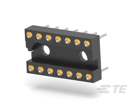 4-1571551-3 TE Connectivity 2.54mm Pitch 14 Way Through Hole DIP IC Socket