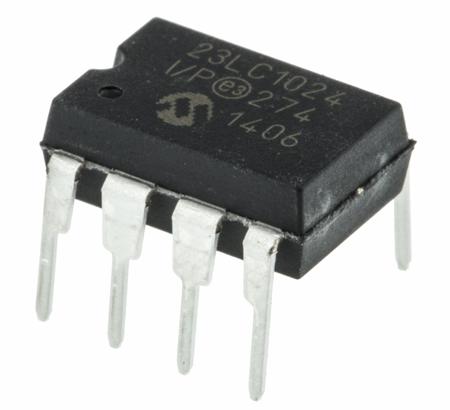 23LC1024-I/P Microchip SRAM, - 1Mbit