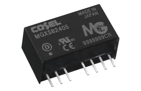 MGXS62405 Cosel MGXS6 6W Isolated DC-DC Converter Through Hole, Vin 6 → 60 V dc, Vout 5V dc