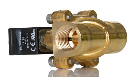 255-4179 RS PRO Solenoid Valve, 2 port(s) , NC, 24 V, 1/2in