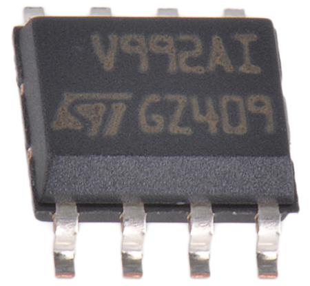 TSV992AIDT  STMicroelectronics, Operational Amplifier, 20 MHz, 8-Pin 5.5 V SOIC