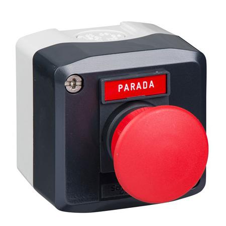 XALD1644 Schneider Electric XALD Series Push Button Switch, Push to Make, Screw Mount, 22mm Cutout, 1 NC, Red LED, 600V, IP66,