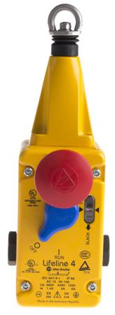 440E-L13147 440E Cable Switch with E-Stop, Straight, 125m, 4NC