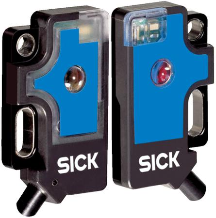 WS-WE2F-E110 Through Beam Photoelectric Sensor, Rectangular Sensor, 0.5 m Detection Range