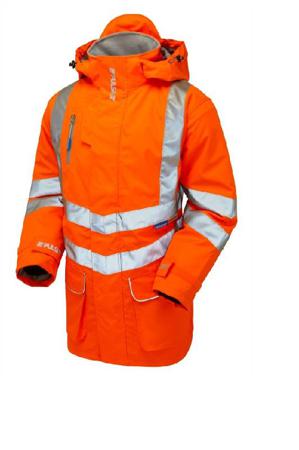 PR499-XL PULSAR PR499 Orange Unisex Hi Vis Winter Jacket, XL