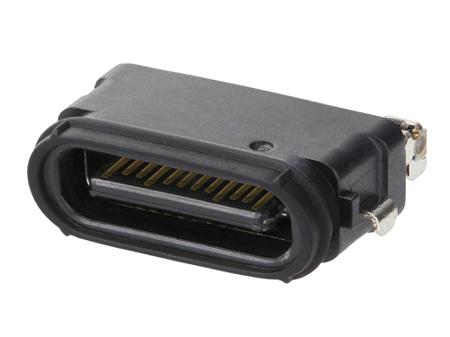 202410-0002 Molex Right Angle, SMT, Socket- Single Port Type C 3.1 USB Connector