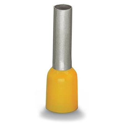 216-208-1 WAGO, 216 Insulated Ferrule, 20mm Pin Length, 6.9mm Pin Diameter, Yellow