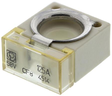 155-0892-6121 Littelfuse 125A Grey, White CF Car Fuse, 58V dc