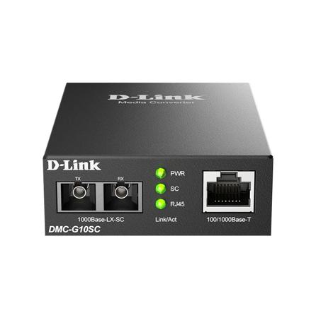 DMC-G10SC/E D-Link RJ45 Ethernet Media Converter, Single Mode, Single Mode 10km