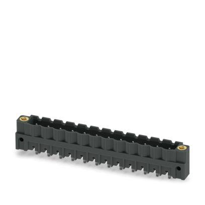 1955730 Phoenix Contact CCV 2 Series Straight Wave Soldering Mount PCB Header, 12 Contact(s), 5.08 mm Pitch, 1 Row, Shrouded