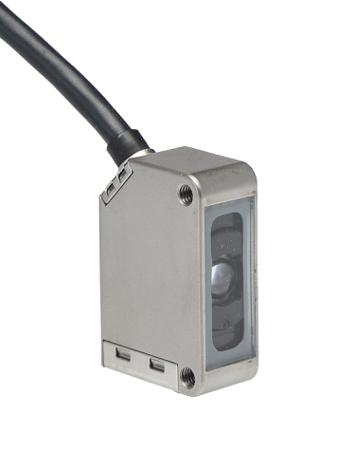 E3ZM-V61-2M Omron Diffuse Photoelectric Sensor 12 mm Detection Range NPN IP69K Block Style E3ZM-V61 2M