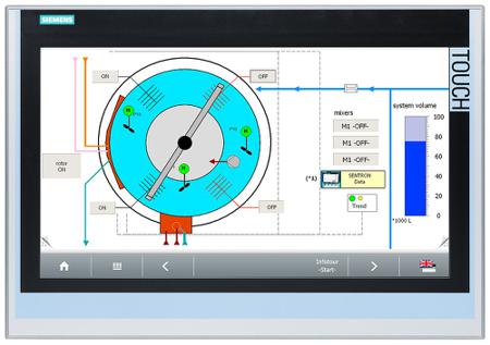 6AG11240UC024AX1 Siemens SIPLUS Series TP1900 Comfort HMI Panel - 18.5 in, TFT Display, 1366 x 768
