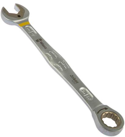 05073295001 Wera 1/2 in, 3/4 in, 7/16 in, 9/16 in Combination Ratchet Spanner, Bi-Hexagon, Hexagon