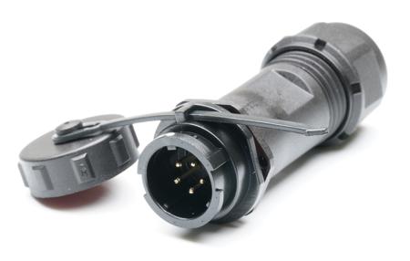 304-732 RS PRO Industrial Circular Connectors, 5 Contacts, In-line, SY13 Connector, Socket, Male, IP67