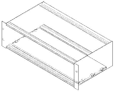 34562-752 nVent SCHROFF for Use with RatioPac Pro Desktop Case, 220 x 8 x 431.35mm
