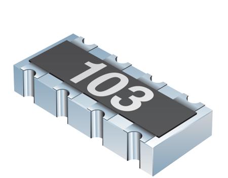 CAT16-222J4LF Bourns, CATCAY 16 0.05 Isolated Array Resistor, 4 Resistors, 62.5mW total, 1206 (3216M)