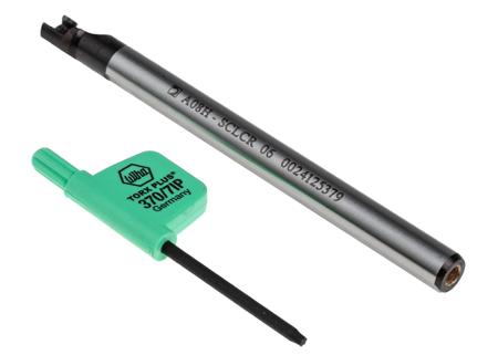 A08H-SCLCR 06 Pramet SCLCR Series Lathe Tool Holder for Use with CC Inserts, 8mm Height, 95° Approach, 100mm Length