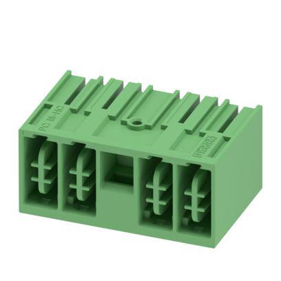 1716866 Phoenix Contact PC Series Solder Mount PCB Header, 4 Contact(s), 10.16mm Pitch, 1 Row(s), Shrouded