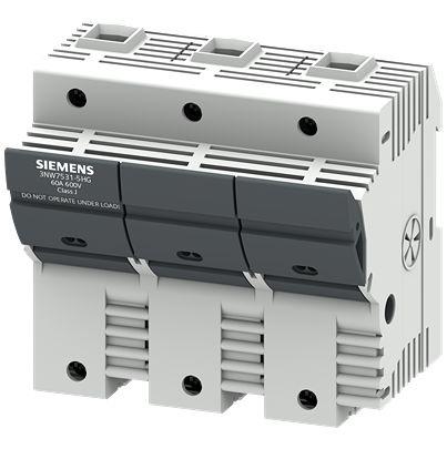3NW7531-5HG Siemens 60A Fuse Holder for Class Jmm Fuse, 3P, 600V