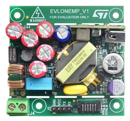 EVLONEMP STMicroelectronics ST  Power Supply for USB Power Delivery Multiport Boards with a USB Type to A Port and a USB