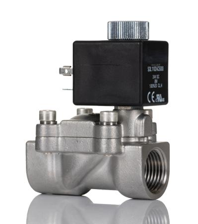 255-4193 RS PRO Solenoid Valve, 2 port(s) , NO, 24 V, 1/2in