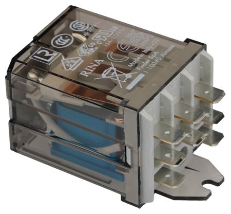 628390244300 Finder Flange Mount Power Relay, 24V dc Coil, 16A Switching Current, 3PST