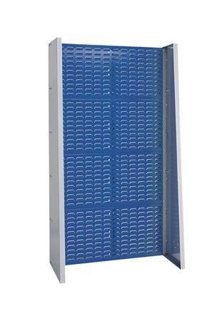 12102094.11 Bott Steel Louvre Panel Storage Unit, 452mm x 1015mm x 1835mm, Blue