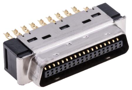 10136-3000PE 3M 101 36 Way Cable Mount D-sub Connector Plug, 2.54mm Pitch