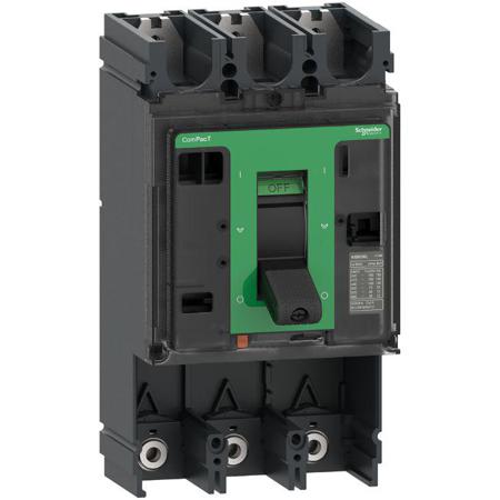 C40L3 Schneider Electric, ComPacT MCCB 3P 400A, Fixed Mount