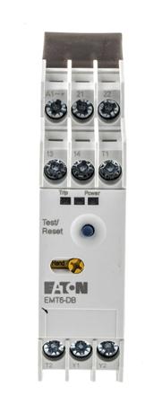 066167 EMT6-DB Eaton Overload Relay 1NO + 1NC, 3 A Contact Rating, 2 W, 24 → 240 V ac/dc, EMT