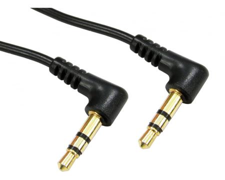 286-2845 RS PRO Male 3.5mm Stereo Jack to Male 3.5mm Stereo Jack Aux Cable, Black, 1m