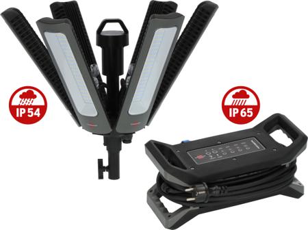 9171410180 brennenstuhl LED Work Light, 42000 lm, 240 V, IP54
