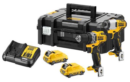 DCK2110L2T-GB DeWALT , 12V Cordless Cordless Power Tool Kit, Type G - British 3-Pin