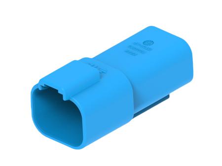 DT04-4P-TE07 TE Connectivity, DT04-4P Automotive Connector Plug Blue Cable 4 Way, Cable Termination