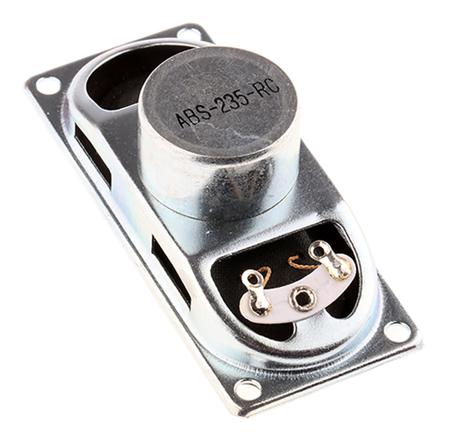 817-9132 RS PRO 8Ω 2W Miniature Speaker, 70 x 30.5 x 23mm